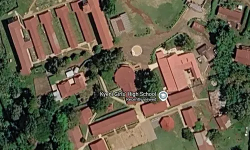 Satellite view of Embu school grounds