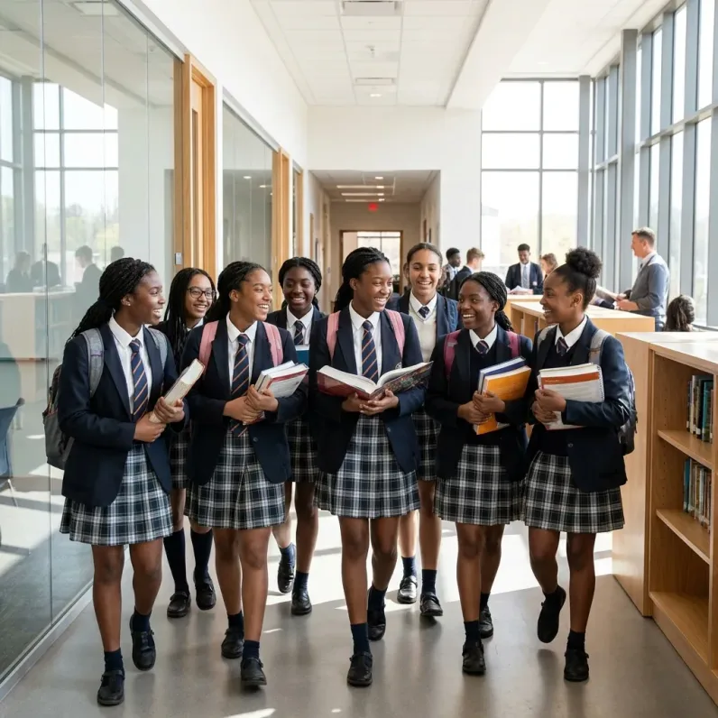 Formal portrait of a distinguished female school principal